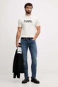 Tričko Karl Lagerfeld 554225.755038 béžová AW25