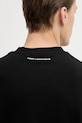 Памучна тениска Karl Lagerfeld 554225.755139 черен