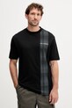 Karl Lagerfeld t-shirt bawełniany nadruk czarny 554225.755143