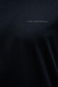 Karl Lagerfeld t-shirt bawełniany 554200.755002 granatowy