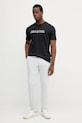 Armani Exchange t-shirt bawełniany XM001074.AF10356 granatowy AW25