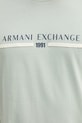 Armani Exchange t-shirt bawełniany XM001074.AF10356 zielony