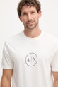 Odzież Armani Exchange t-shirt bawełniany XM001853.AF10356 beżowy
