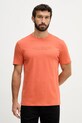 Armani Exchange tricou din bumbac imprimeu portocaliu XM001280.AF10361