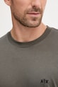 Armani Exchange t-shirt bawełniany zielony XM001568.AF10358