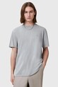 AllSaints tricou din bumbac SAKA uni gri M016JC