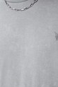 Îmbrăcăminte AllSaints tricou din bumbac SAKA M016JC gri