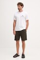 Хлопковая футболка Frescobol Carioca 2578.01 белый AW25