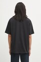 Clothing by Parra cotton t-shirt Detached 54411. black