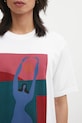 Pamučna majica by Parra Protect the sun bijela 54400