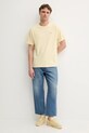Pepe Jeans t-shirt bawełniany PM509741 żółty AW25