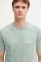 Pepe Jeans pamut póló zöld PM509960