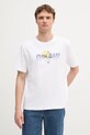 Bavlnené tričko Pepe Jeans relaxed biela PM509964