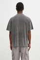 Odzież Represent t-shirt bawełniany Script Logo MLM100026 szary