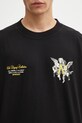 Represent t-shirt bawełniany Legacy Cherubs czarny MLM100369