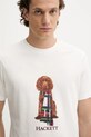 Hackett London tricou din bumbac alb HM5000022