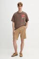 Тениска adidas Originals World Class Tee JM9956 кафяв AW25