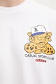 adidas Originals pamut póló Graphic Os Ss T JW0158 fehér