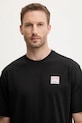 Bombažna kratka majica adidas Originals Graphic Lo Ss T črna JW0161