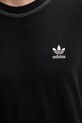 adidas Originals tricou basic bărbătesc din bumbac Essentials JW0971 negru