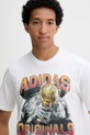 adidas Originals t-shirt bawełniany Graphic Reg Sst biały JW2972
