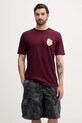 Îmbrăcăminte adidas Originals tricou din bumbac Graphic Lo Ss T JW2976 burgundia