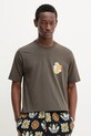 Odzież adidas Originals t-shirt bawełniany Graphic Lo Ss T JW2977 zielony