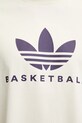adidas Originals t-shirt Originals Basketball Courtside Tee JW6640 beżowy