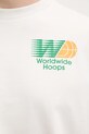 adidas Originals t-shirt Glbl Hoops Tee JW6650 bézs