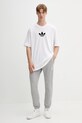 Памучна тениска adidas Originals Oversize Tee JX1515 бял AW25
