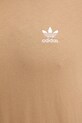 Bavlněné tričko adidas Originals Trefoil Essential JX2824 hnědá