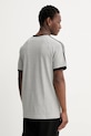 Oblečenie Bavlnené tričko adidas Originals 3-Stripes JY1369 sivá