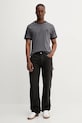 adidas Originals tricou din bumbac 3-Stripes JY1373 gri AW25