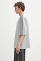 adidas Originals tricou din bumbac Oversize Tee JY1395 gri AW25