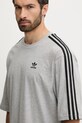 Bavlnené tričko adidas Originals Oversize Tee sivá JY1395
