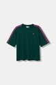 Памучна тениска adidas Originals Oversize Tee свободна зелен KA0477