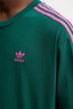 Βαμβακερό μπλουζάκι adidas Originals Oversize Tee KA0477 πράσινο