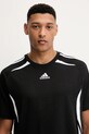 Bombažna kratka majica adidas Originals Teamgeist črna KE0145