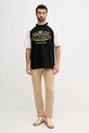 Bavlnené tričko Tommy Hilfiger x F1 THE MOVIE MW0MW41389 čierna AW25