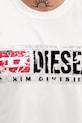 Хлопковая футболка Diesel T-NORM-T6 A19436.0PLAT белый