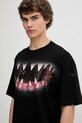 Diesel t-shirt bawełniany T-BOXT-T21 czarny A19617.0PLAT