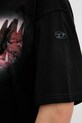 Diesel t-shirt bawełniany T-BOXT-T21 A19617.0PLAT czarny