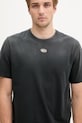 Diesel t-shirt bawełniany T-ADJUST-T1 czarny A19630.0CHBI