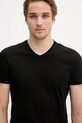 Diesel t-shirt bawełniany MICHAEL-D-BOX-3PACK 3-pack czarny A17829.0LIAD