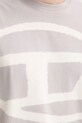 Diesel tricou din bumbac T-BOXT-BLEACH A14872.0QKAS gri