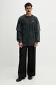 Diesel t-shirt bawełniany T-BOXT-T4 A18643.0AGBY szary AW25