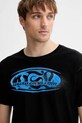 Diesel t-shirt bawełniany T-NORM-T1 czarny A18660.0QKAP