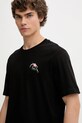 Diesel t-shirt bawełniany T-ADJUST-T3 czarny A18668.0QIAM