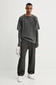Diesel bluza bawełniana K-PETRO A18898.0NKCQ szary AW25