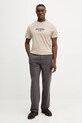 Guess t-shirt bawełniany M5BI05.I3Z14 beżowy NC25